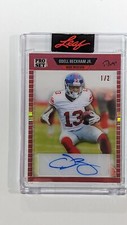 2023 Leaf Pro Set Pure Odell Beckham Jr Red Spectrum Auto 1/2 SSP #89-OBJ GIANTS