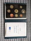 1995 Uk Proof Coin Set 1P - £2.00~ Blue Case, Includes Information Card. Bnib.
