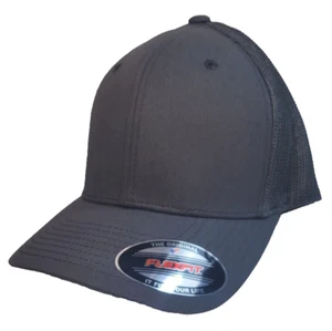 NWSticker Flexfit Yupong Trucker Style Cap Dark Gray, Mesh - Picture 1 of 4