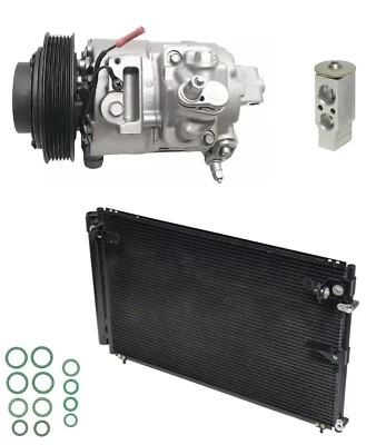 RYC Reman AC Compressor Kit With Condenser EC75A Fits Lexus LS430 4.3L V8 2002 - Image 1 of 4