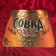BREWERIANA - COBRA - EXTRA SMOOTH PREMIUM BEER - BEER MAT - T2