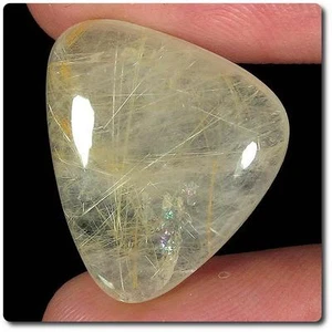 18.35 Cts Quartz Rutile Brazil - Picture 1 of 1