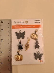 RECOLLECTIONS HALLOWEEN EMBELLISHMENTS CHARMS BNIP *LOOK* - Picture 1 of 2