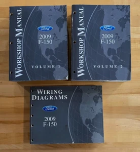 2009 Ford F-150 OEM Workshop Manual Volume 1, Volume 2, Wiring Diagrams - Bild 1 von 3