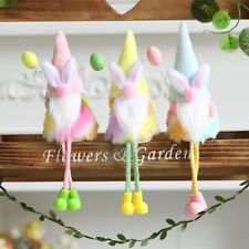 Easter Gnome Spring Ornaments Scandinavian Plush Figurines for Indoor Outdoor...