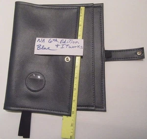 Narcotics Anonymous NA 6th Basic Text & How an Why Blue double book Cover Coin - Imagen 1 de 7