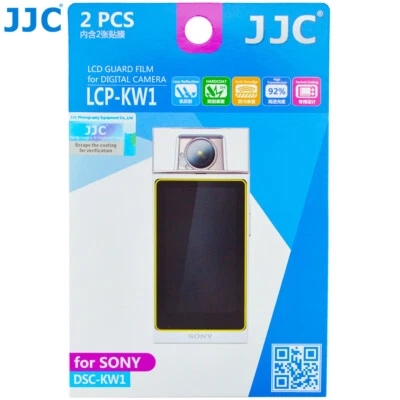 JJC LCP-KW1 LCD Guard Film Camera Screen Display Protector for SONY DSC-KW1 - Image 1 of 4