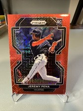 Jeremy Peña Panini Prizm Rookie Card Red Mojo Refractor /149 #17 🔥📈