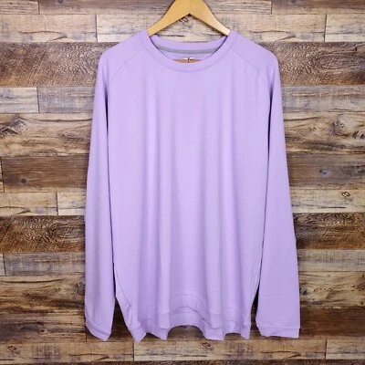 NEW Peter Millar Crown Sport Performance Pullover Crewneck Size 2XL Purple $135 - Imagem 1 de 4