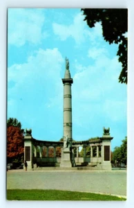 Vintage VA Postcard Davis Monument Richmond Virginia Unposted - Picture 1 of 2