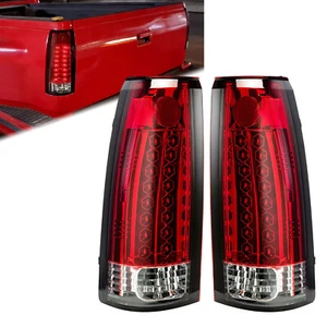 Pair LED Tail Light For Chevy GMC Silverado Suburban Tahoe Yukon 1988-98 LH+RH - Picture 1 of 7
