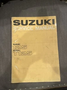 suzuki 1969 125 T125 manual repair manual shop manual service manual - Bild 1 von 8