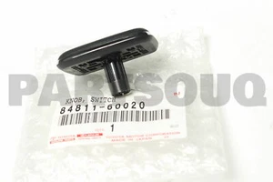 8481160020 Genuine Toyota KNOB, SWITCH 84811-60020 - Picture 1 of 4
