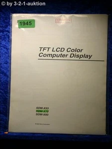 Sony Manuale Di Istruzioni SDM X53 /X73 /X93 Monitor Per Computer (#1945) - Foto 1 di 1