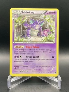 Nidoking 45/114 XY Steam Siege Rare Pokemon TCG MP/LP - Picture 1 of 2
