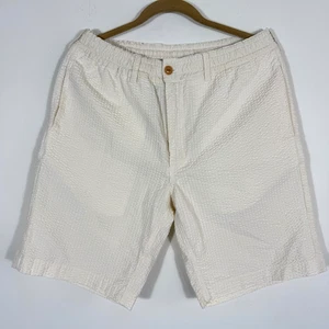 Edmmond Studios Mens Shorts White Size 42 Made In Portugal - Picture 1 of 7