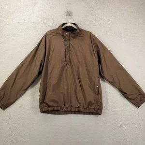 FootJoy DryJoys Jacke Herren L Hahnentritt 1/4 Zip Snap Golf Pullover Windshirt - Bild 1 von 13