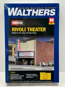Walthers HO Rivoli Kino Eckstein Bausatz 933-3771. Neu! - Bild 1 von 4
