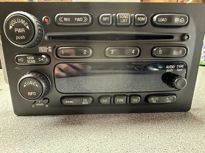 调幅调频通用 6 CD 更换器兼容 05-09 雪佛兰 GMC 卡车收音机 15234935 — 第 1/4 张图片