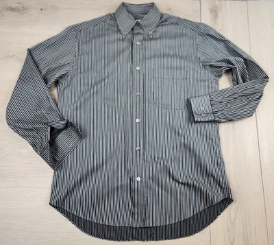 Рубашка Brioni мужская индивидуальный размер многоцветная с длинным рукавом на пуговицах в полоску  - Изображение 1 из 4