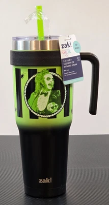 Vaso Beetlejuice de 40 oz Zak Designs acero inoxidable aislado al vacío *Leer Foto 1 de 4