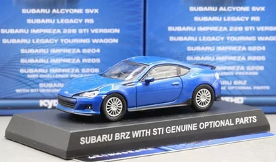 Colección Subaru Kyosho 1/64 BRZ con STI Genuino Opcional ZN6 / ZC6 FA20 Azul Foto 1 de 4