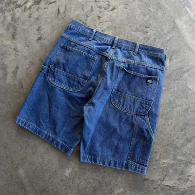 钥匙中号/深色水洗牛仔木匠牛仔裤(短裤)尺寸 36 — 第 1/4 张图片