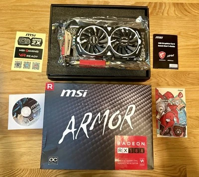 MSI Armor Radeon RX 580 GPU 4GB GDDR5 - Image 1 of 4