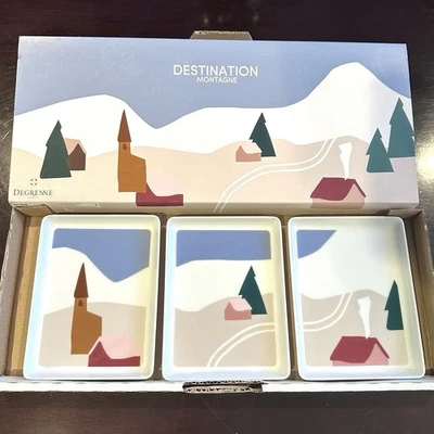 NEW Degrenne Paris Serving Trays Destination Montagne from Saks Fifth Avenue - Image 1 of 4