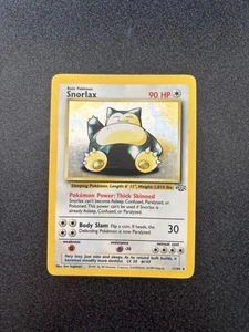 Pokémon Karte Snorlax 11/64 Dschungel Set Holo Rare - 1999 WotC - LP - Bild 1 von 4