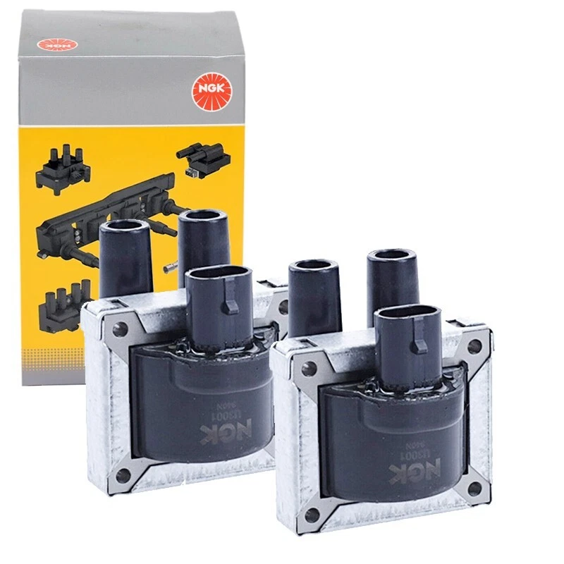 KIT 2 BOBINE NGK U3001 PER MOTORI FIRE FIAT PANDA CINQUECENTO SEICENTO PUNTO  - Immagine 1 di 2