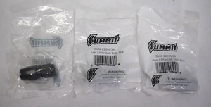 Summit Racing SUM-220690B -6 STR Hose End Black Anodized Aluminum Pack Of 3 - Picture 1 of 4