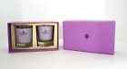 Pecksniff's England Box of 2  Lavender & White Tea Candles 4.23 Ounce Each