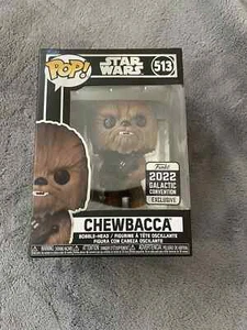 Funko Pop! Star Wars Chewbacca #513 Funko 2022 Galactic Convention Exclusive - Picture 1 of 3