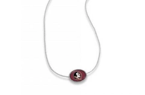New Florida State Seminoles Silver Charm Necklace, Gift for Her Mom Cover
