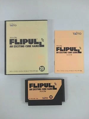 NES -- FLIPULL -- Boxed. Puzzle. Famicom, Japan game. 10655 - Image 1 of 4