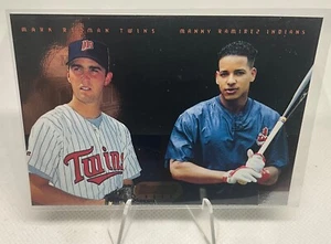 1995 Bowman's Best Mirror Image Mark Redman Manny Ramirez RC #2 Rookie Card HOF - Picture 1 of 2