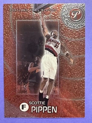 2002-03 Topps Pristine Scottie Pippen #12 HOF Portland Trailblazers Bulls HOF - Image 1 of 2