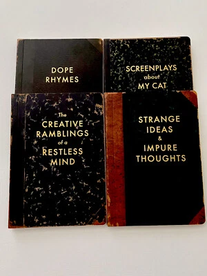 Journal Set Vintage New 4 Cleverly Named & Each With Individual Designed Paper - Image 1 of 4