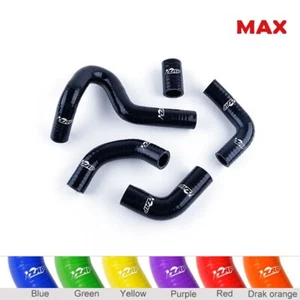 Manguera refrigerante radiador de silicona ZAP 2003-2006 2004 2005 Ducati 999 749 749R negra - Imagen 1 de 10
