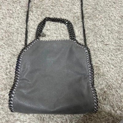 Stella Mccartney Falabella Gray Mini Tote Shoulder Bag 25cm×26cm - Image 1 of 4