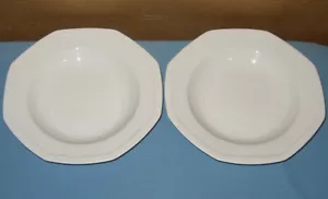 Menge (2) Original Savoir Vivre Maison Blanche Y0008 Fine China Weiß Suppenschalen - Bild 1 von 3