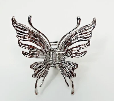 Бабочка заколка милый волос коготь волос челюсти нескользящее серебро шикарный подружки невесты - Изображение 1 из 4