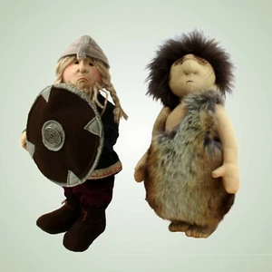 Rocky caveman and Halvard Viking cloth doll patterns. includes both patterns - Picture 1 of 10