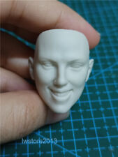 1:12 Black Widow Scarlett Johansson Head Sculpt For 6" Female Figure Body Toy
