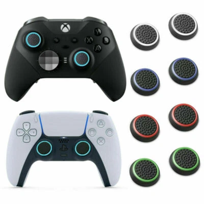 4/2X Controller Grips Thumb Stick Covers for PS5 PlayStation 5 & Xbox Series X|S - Image 1 of 4