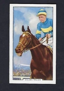 Cigarrillo 1938, tarjeta comercial de tabaco, escenas de carreras, #48, Gallaher, caballos - Imagen 1 de 2