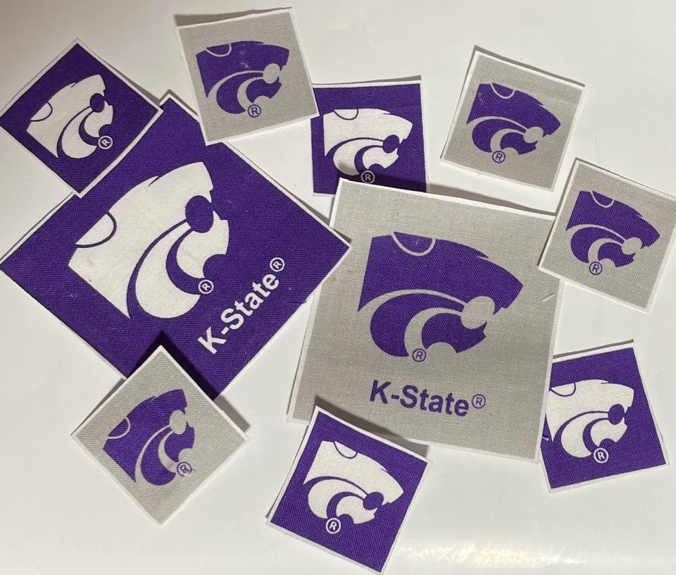 Kansas State University - Apliques de hierro sobre tela - Deportes - K-State Foto 1 de 1