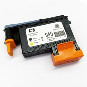 C4900A Black Yellow Printer Print Head 940 Fits For HP Officejet Pro A910A 8500A - Picture 1 of 7