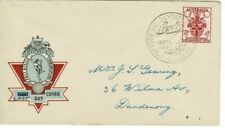 Olympic Games 1956 Australia 4d stamp Hermes FDC Ballarat rowing postmark spot